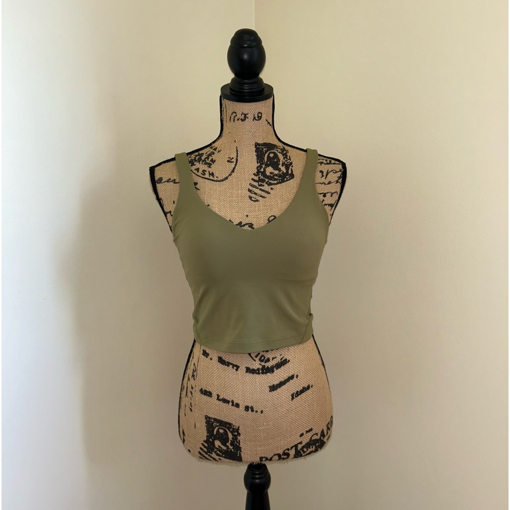 Women’s 6, Lululemon, Bronze Green Align Tank Top